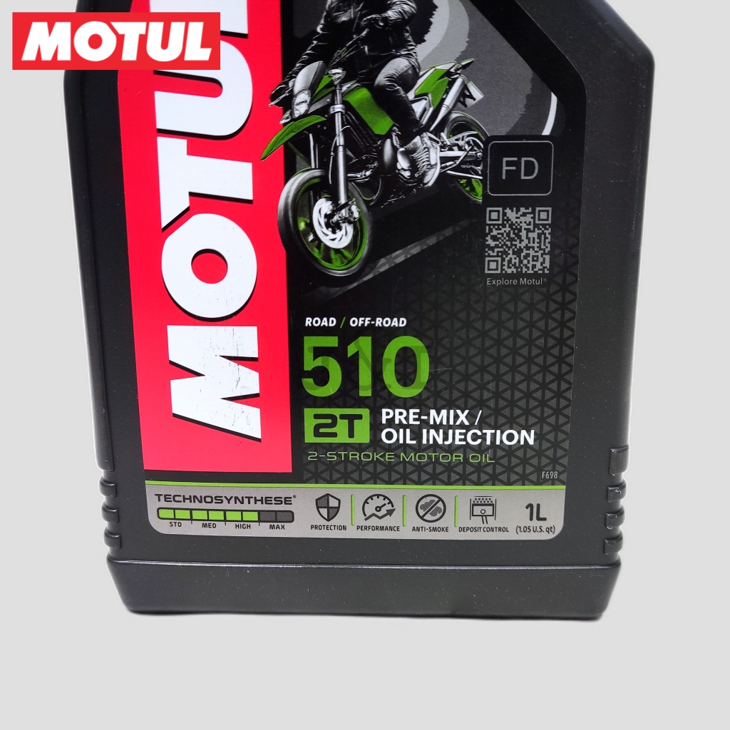 Motul 510 2T API TC JASO FD 1 Liter - Oli Samping