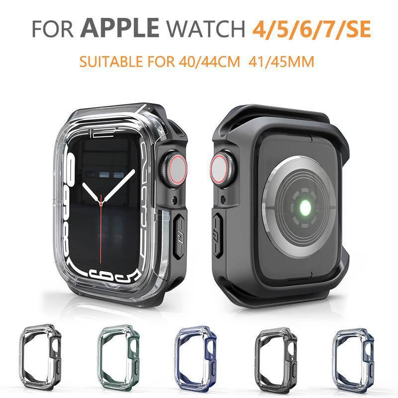 Casing Pelindung Bahan Silikon Lembut Untuk Apple Watch Ultra 49mm Bumper