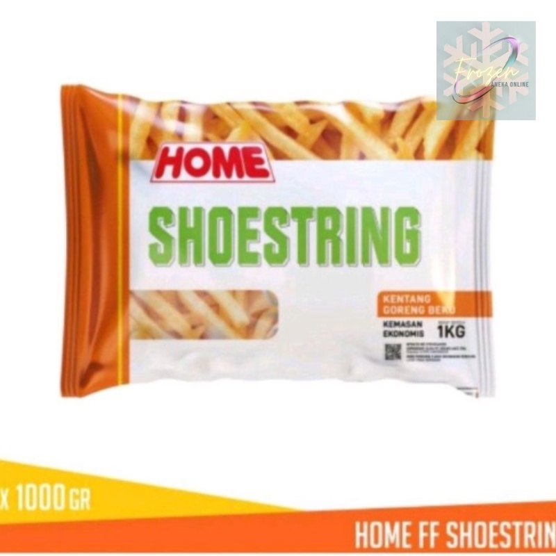 

HOME French Fries Shoestring/Kentang Goreng Beku 1kg