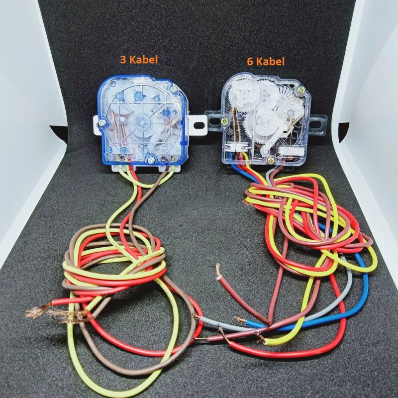 Timer Mesin Cuci Multi Universal 3 dan 6 kabel Panjang 85CM