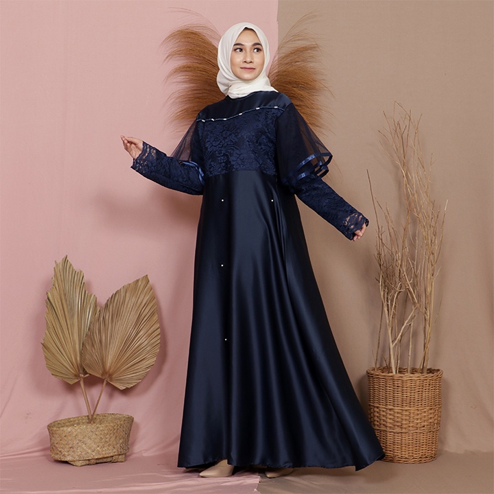 QUENEE DRESS / BAJU KONDANGAN - DRESS CANTIK - DRESS BRUKAT WANITA