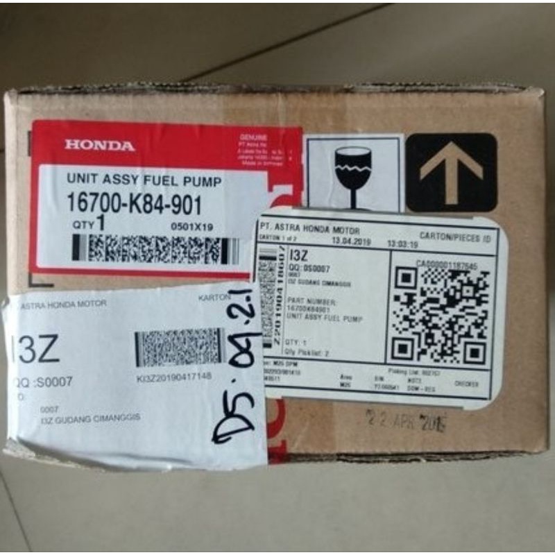 Fuel Pump Pompa Bensin CRF150L CRF 150 Asli AHM 16700K84901