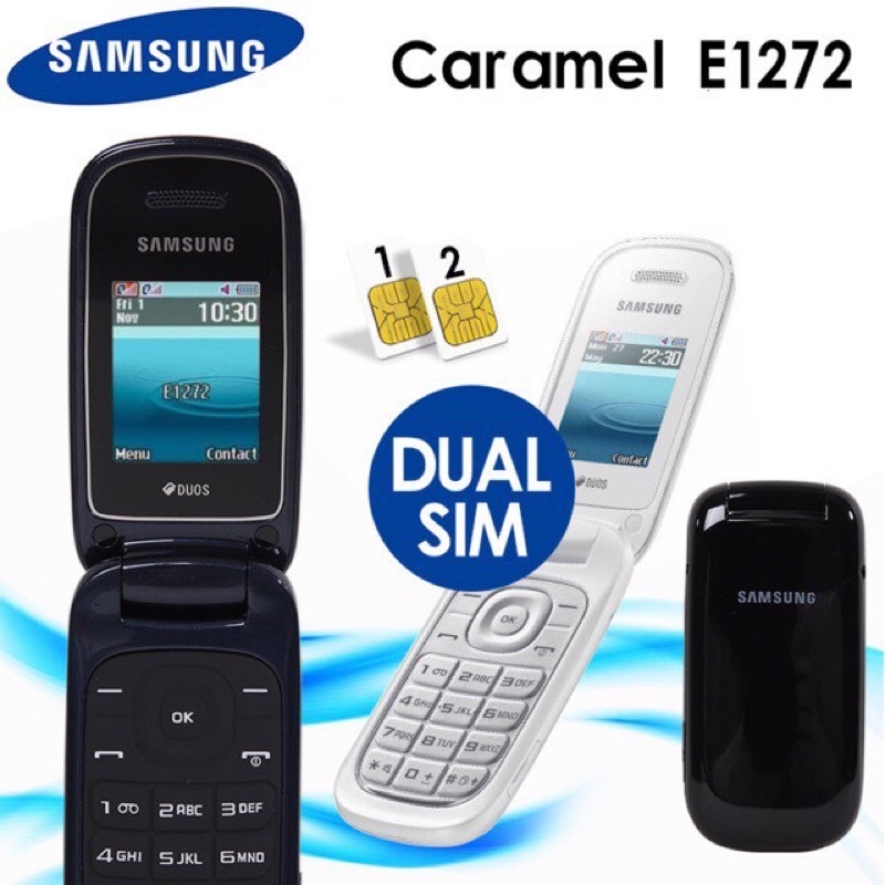 PROMO COD SAMSUNG CARAMEL E1272 flip TERMURAH HP SAMSUNG hp jadul samsung lipat dual sim