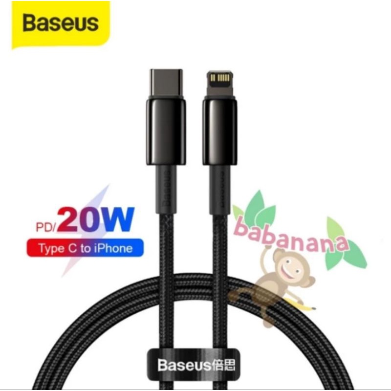 Baseus Kabel Data Iphone Baseus Fast Charging Cable PD 20W 2 Meter