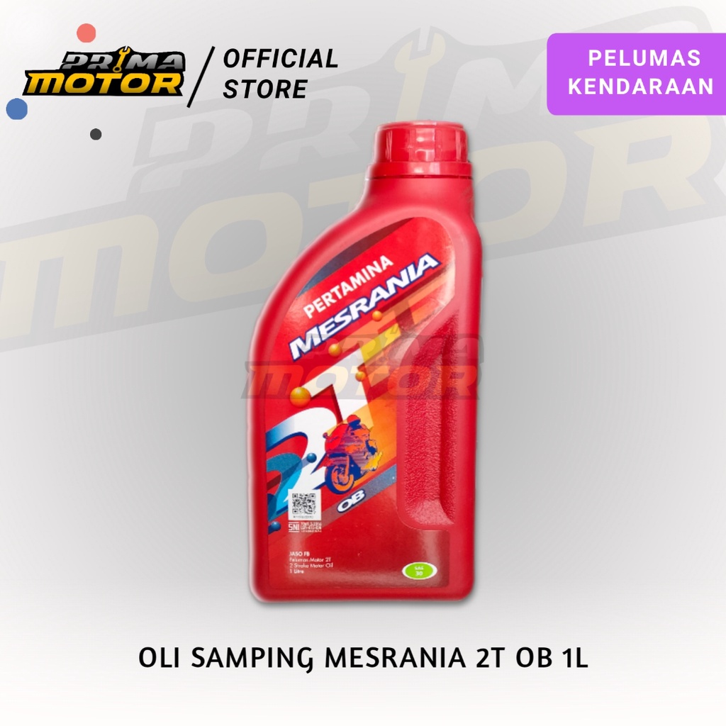 OLI SAMPING PERTAMINA MESRAN 2T OB & 2T SUPER 1Liter