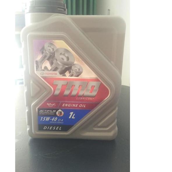 Oli Mesin Mobil Toyota Diesel TMO Hitam 15W-40 Synthetic 1 liter Asli