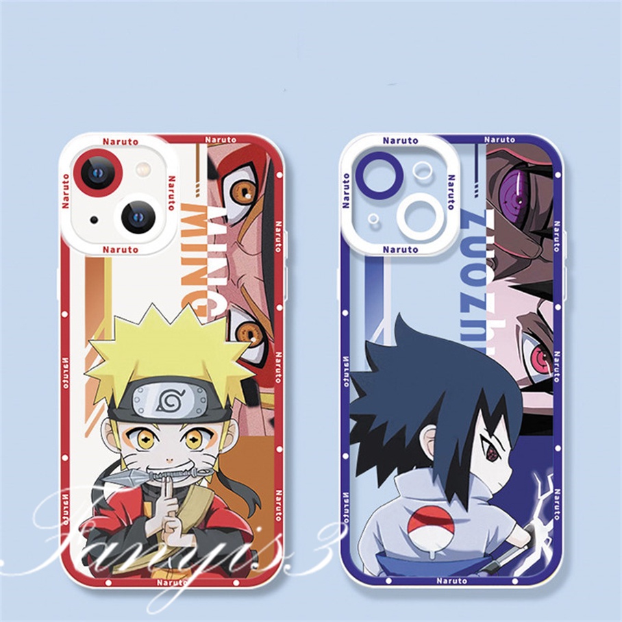 Redmi 10C 10A 10 9 9A 9C 9T Note 11 Pro+ 11s 11 10s 10 9s 9 8 Pro Xiaomi Poco X4Pro X3 Pro X3NFC M3 M4 F3 Mi 11 Lite 10T Pro Naruto Sasuke Color Lens Phone Case Clear Soft Cover