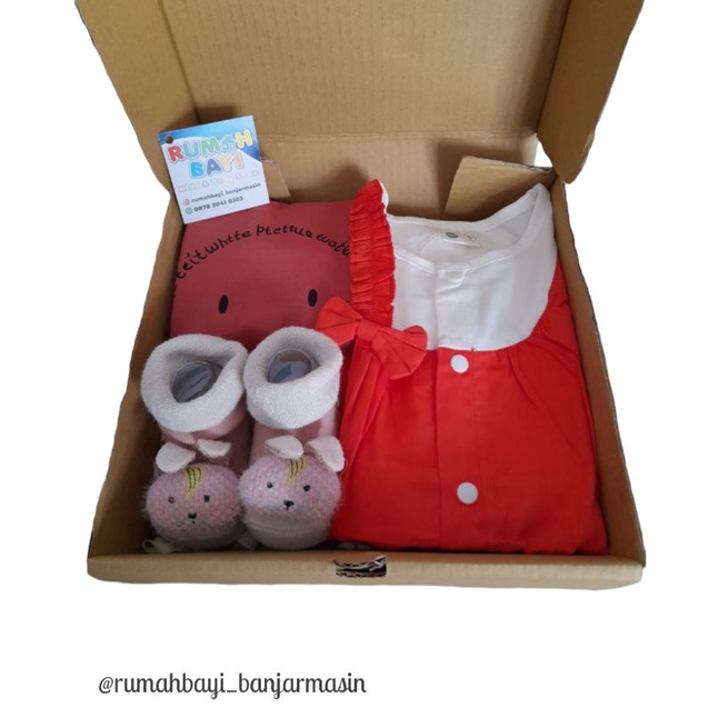 

paket gift box Aqiqah / ultah girl boy 100K