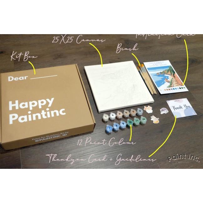 

Paint by Numbers Kit: Nusa Penida Series - Diamond Beach | PaintIncID - TANPA KUAS