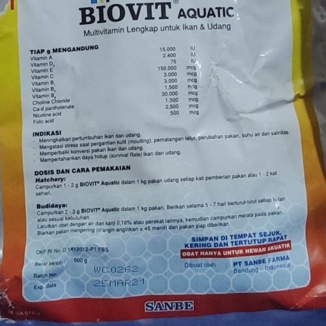 Biovit Aquatic Sanbe Repack 100 Gram
