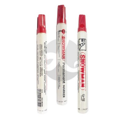 

Spidol Whiteboard Marker SNOWMAN BOARDMARKER RED Non Permanen Bisa Dihapus