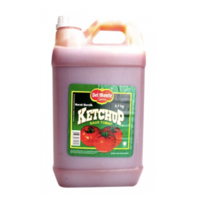 

DELMONTE KETCHUP SAOS TOMAT JERIGEN 5.7 KG DEL MONTE TOMATO DRG 5,7 KG