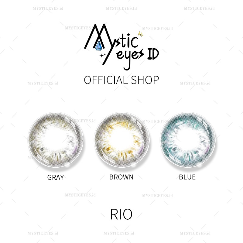 [✅COD] MYSTICEYES SOFTLENS RIO GARDEN SERI 14MM (NORMAL)