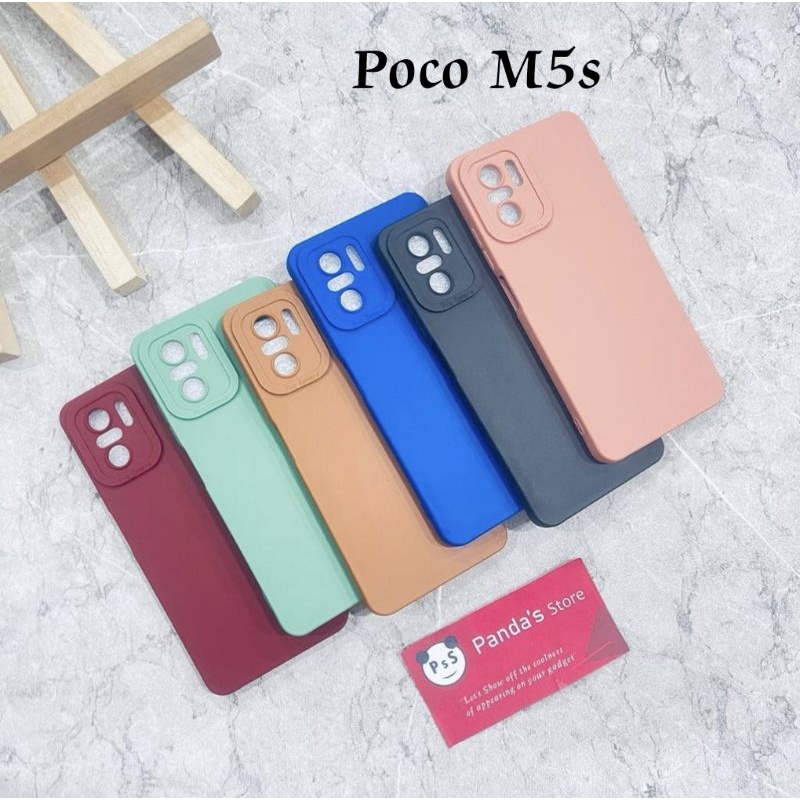 Softcase Pro Camera Poco M5s Candy Case Full Color 3D Silikon TPU