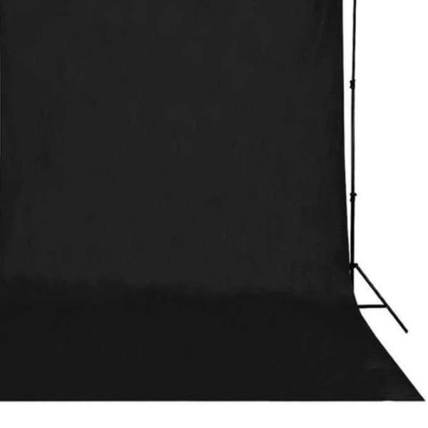 KAIN BACKDROP STUDIO FOTOGRAFI BACKGROUND 2,5x3M HITAM