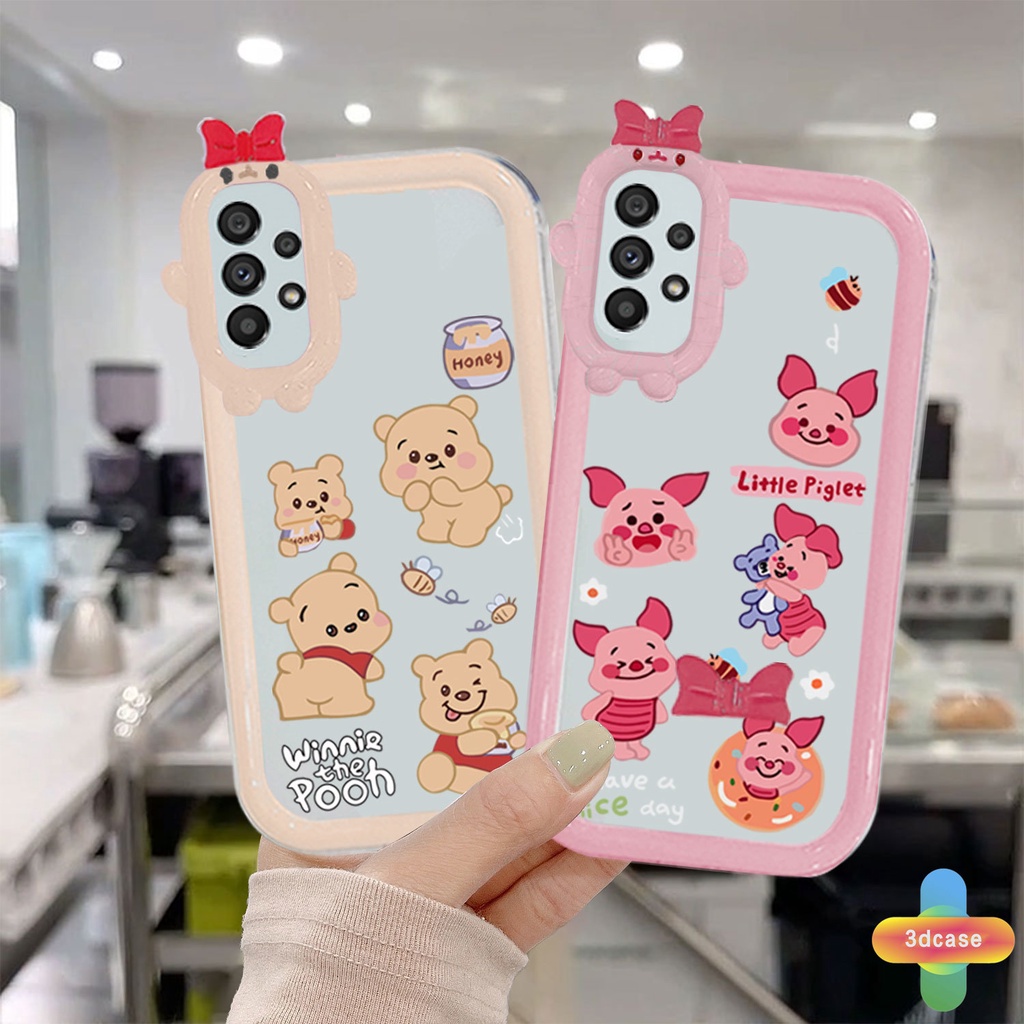 Soft Case Desain Winnilet Pigs Untuk Samsung A12 A32 A13 A52 A03 A51 A22 M22 M32 A04S M23 F23 A23 A03S A50 A02S A20 A50S A30S A52S A30 M12 A125 A13 Life F12 M10S M40S A515F M02S A025 F02S