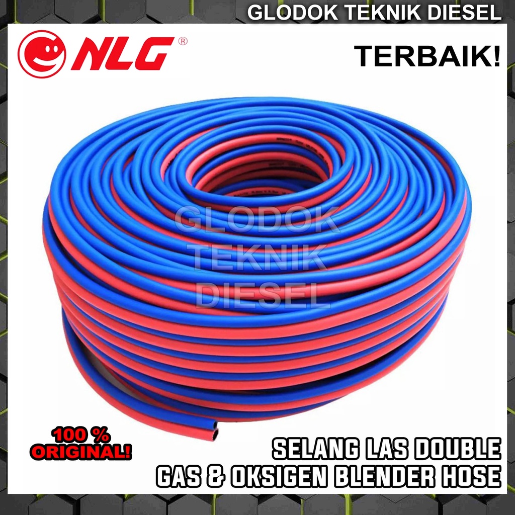 Jual NLG Selang Las Double Gas & Oksigen Blender Twin Welding Hose 100