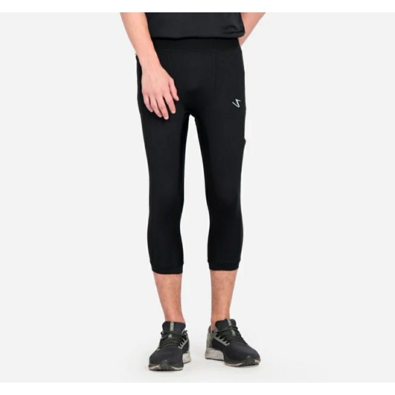 IMPORT Celana Legging Pria MK-510 OVERSIZE Black Celana Zumba Sport Running Aerobik GYM Yoga LYCRA Melar Keren