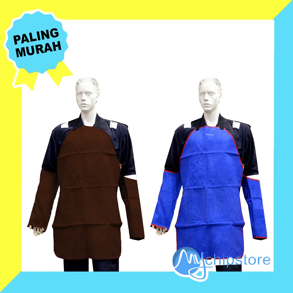 Apron Celemak LAS Kulit Safety SET