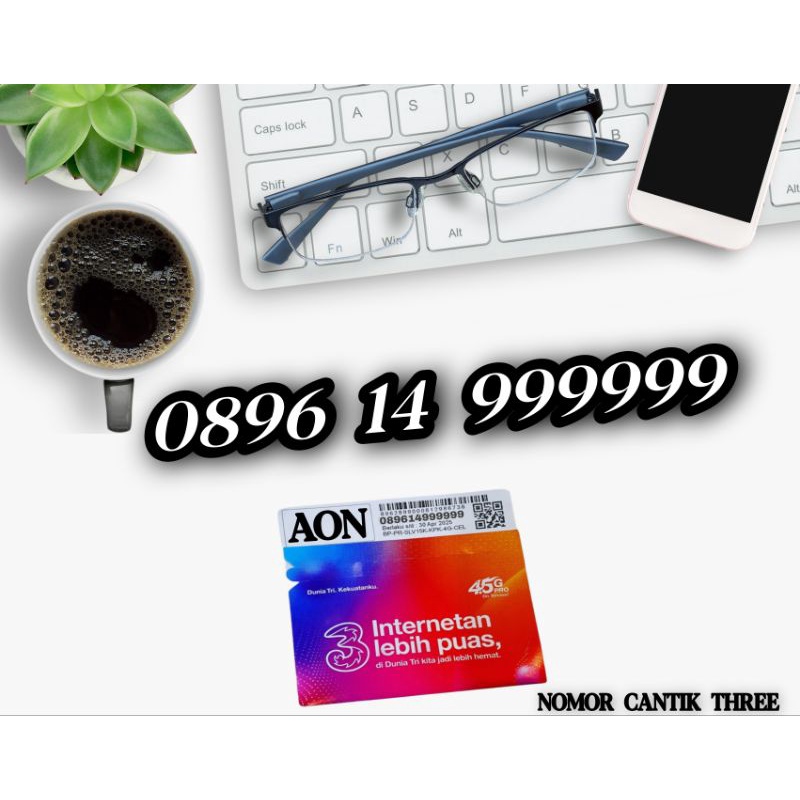 NOMOR CANTIK TRI - KARTU CANTIK TRI - TRI  HEXA 999999