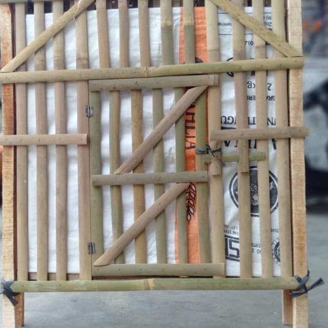 Kandang Ayam Bambu / Kandang Rakit Bambu Segiempat Kotak