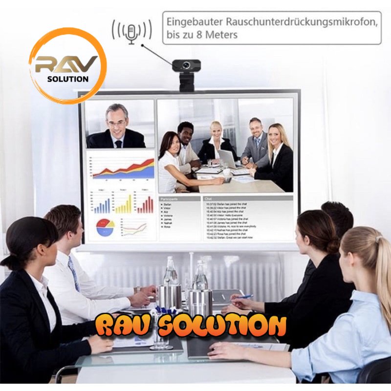 Webcam laptop 1080P 4k/Webcam  PC 1080P 4k/Webcam laptop 720P 4K/Webcam PC 720P 4k full HD  - RAV SOLUTION