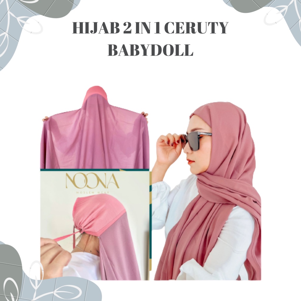 Rekomendasi Pashmina Inner  / Pashmina Inner Ciput Tali Part 2 /Pashmina Ori Ceruty Babydoll / PASHM