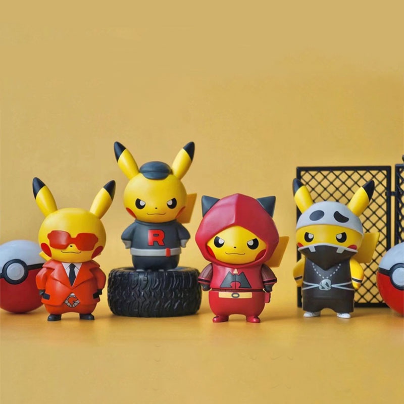 Mainan Action Figure Pokemon Pikachu Untuk Hadiah Ulang Tahun