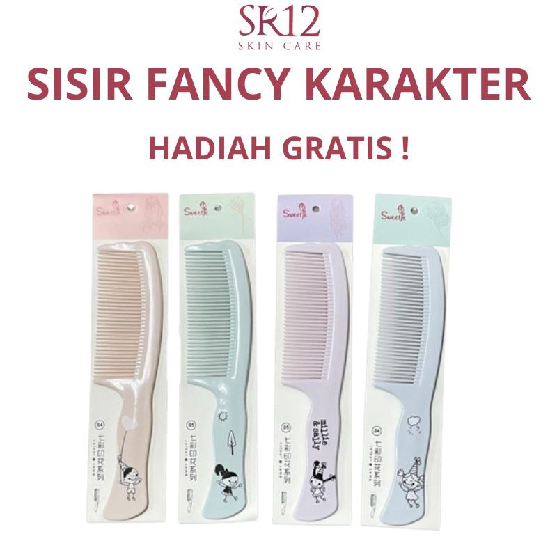 Sisir fancy karakter Sisir rambut sisir rambut gagang