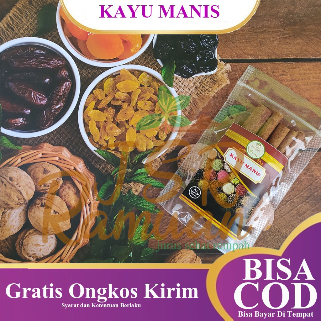 

Kayu Manis Pack / Cinnamon / Rempah Natural Alami PREMIUM QUALITY - By RAMUAN JSR