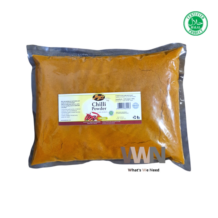 

Jay's Chili Powder 1kg - Cabe Bubuk