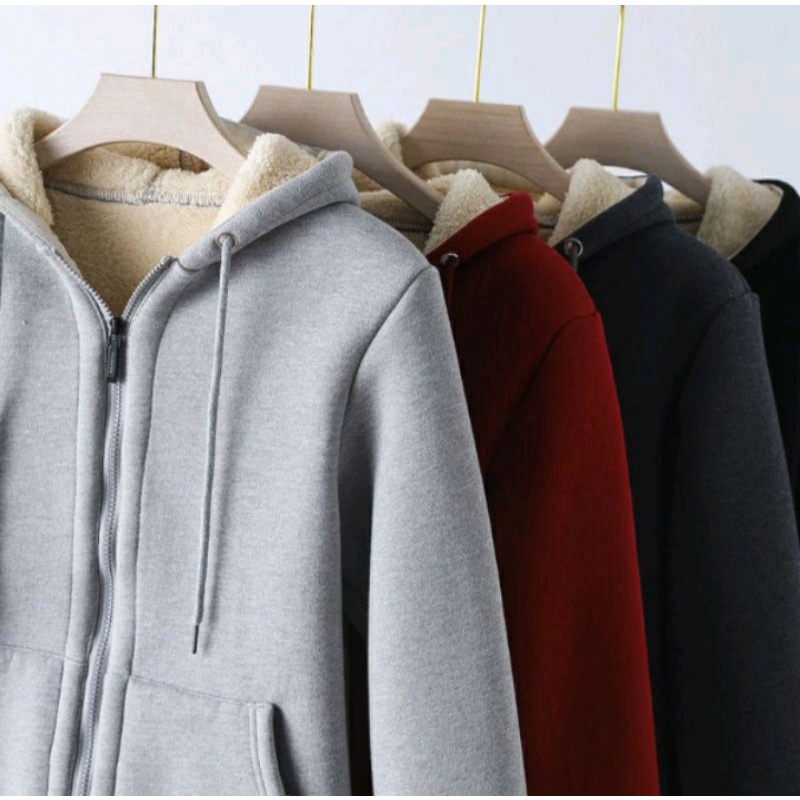 DISKON Jaket hoodie cowok distro / hoodie lapis bulu / hoodie tebal pria / hoodie zipper / zip up