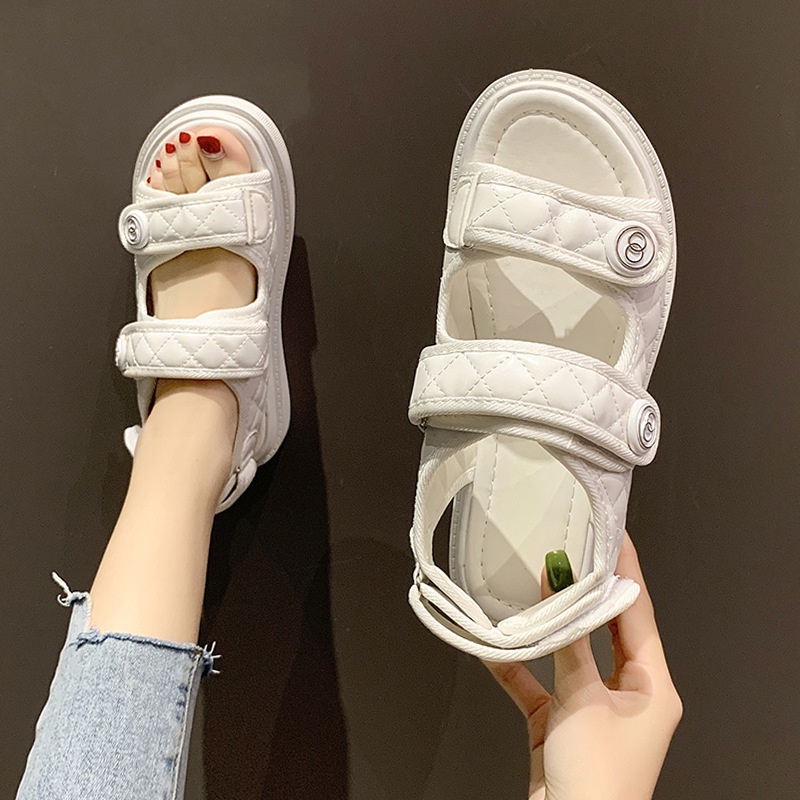 Sandal Lookalike Wanita 051160 2Strap Sandals C Lookalike