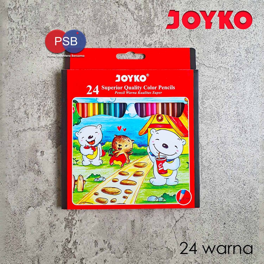 

pensil warna joyko 24 warna / Color Pencil Joyko 24 colors