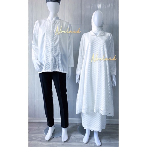 Set couple baju kurung malaysia/seragam/bridemaid/baju lebaran
