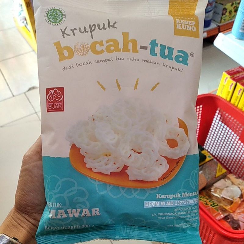 

Krupuk bocah tua mawar 200g