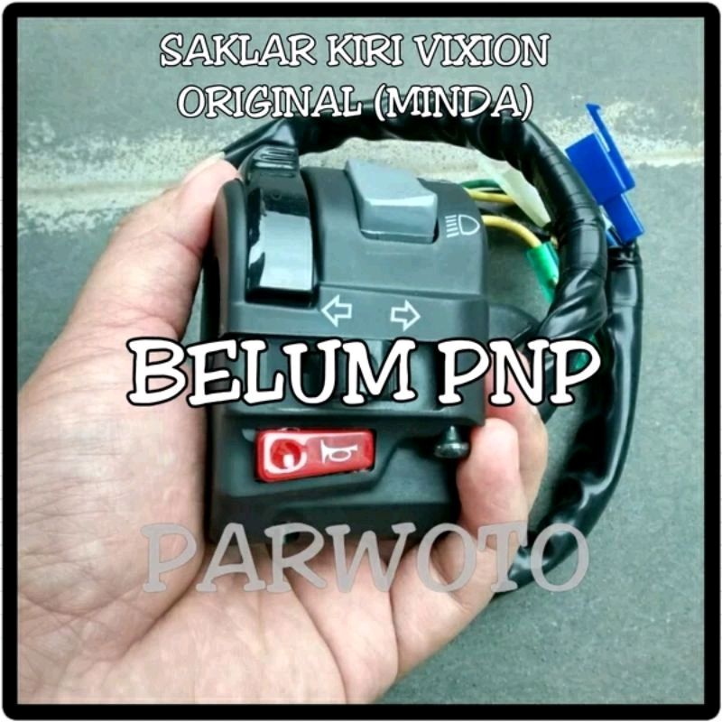 Holder Saklar Lampu Switch ON OFF Kiri Vixion Old Ori Original OEM Non AHO Bahan Modif Vario Led NMA