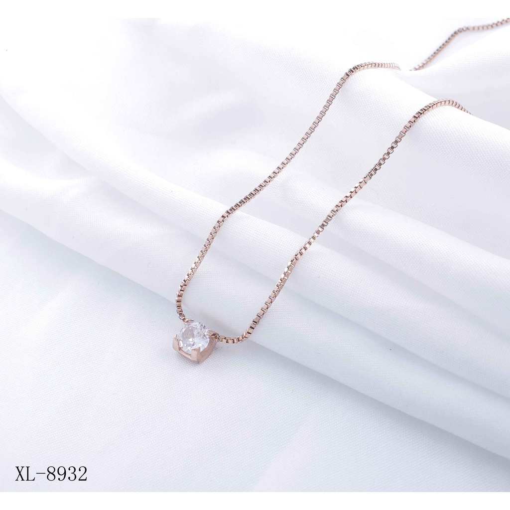 Kalung Titanium Permata Perhiasan Wanita Jewelry 8932