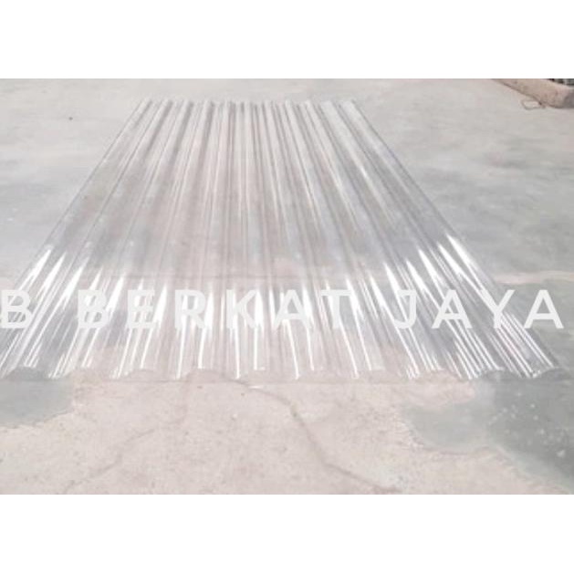 ATAP FIBER GELOMBANG PLASTIK CLEAR BENING LASERTOP 180 CM X 80 CM