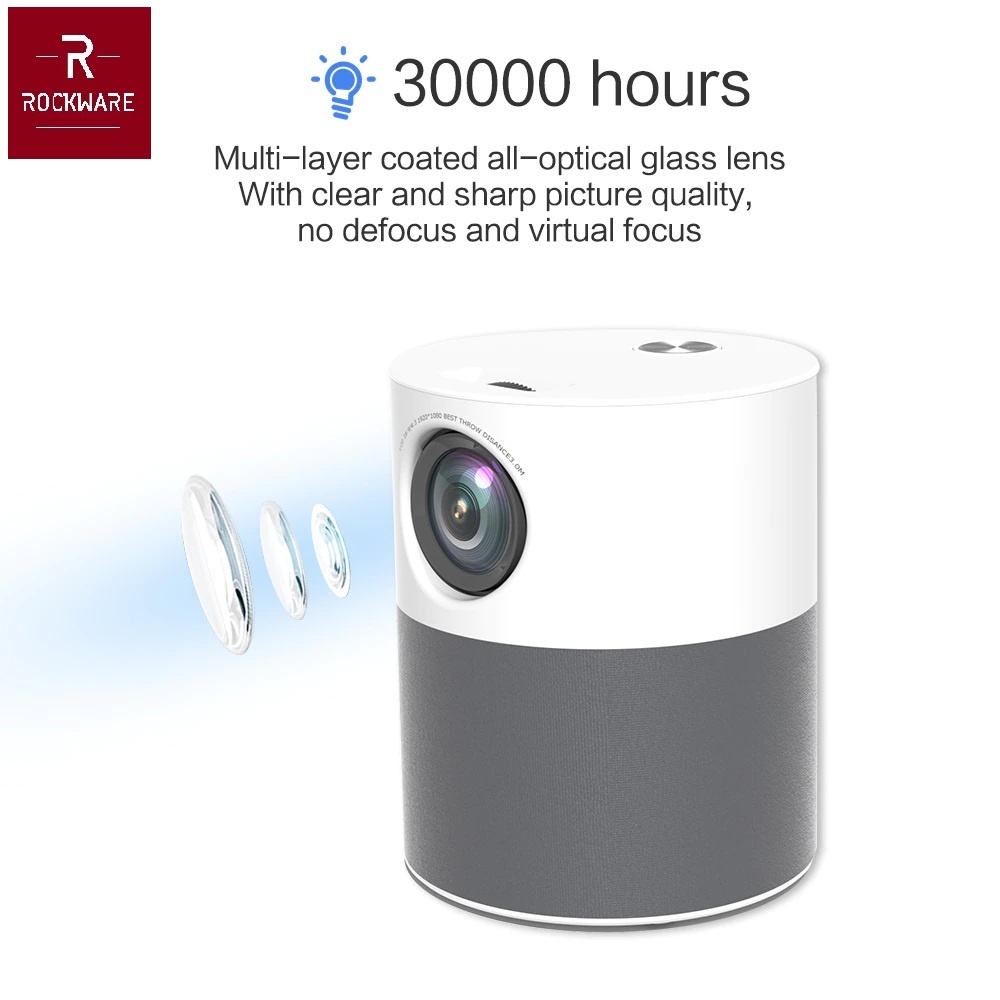 M1W ANDROID Version - Smart LED Projector FULL HD 1080P 4000 Lumens - DIKENAL DI PASARAN DENGAN NAMA AUN ET40S ANDROID VERSION