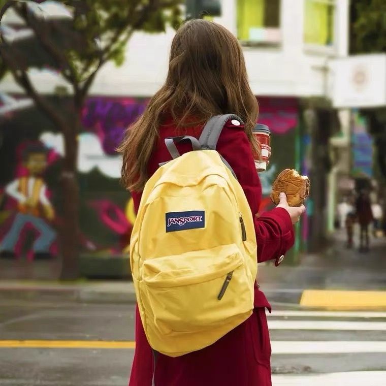 Sera Super Jasper SUPER JANSPORT ransel hijau neon fashion warna kontras tas sekolah pria dan wanita