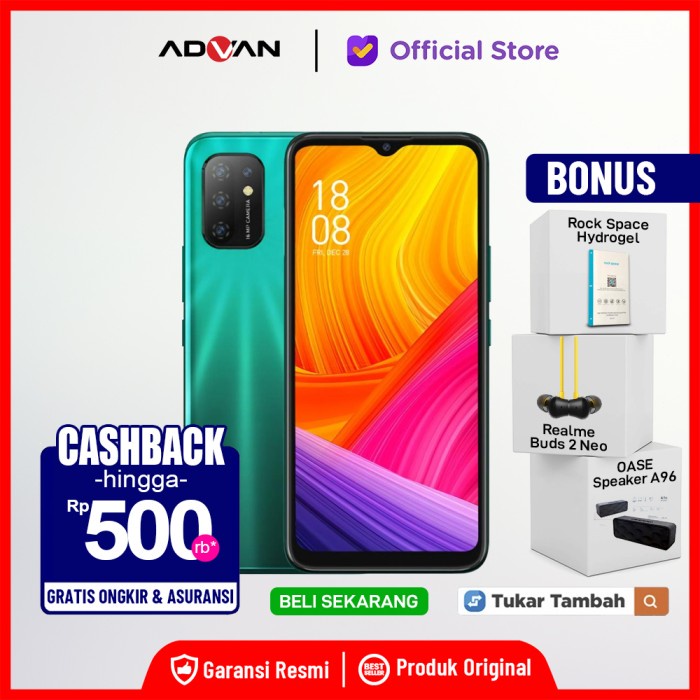 Advan G9 Pro 6/64GB 6GB 64GB Garansi Resmi not Advan G5 G9 - PURPLE