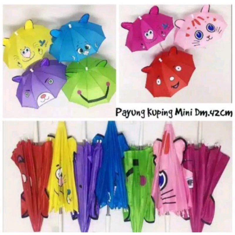 payung anak / payung anak tanduk / payung anak sd / payung anak tanggung / payung anak karakter payung kuping