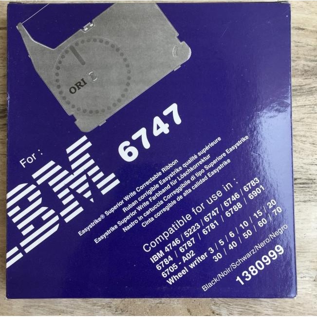 Pita mesin tik ORI utk IBM 6747 correctable typewriter ribbon