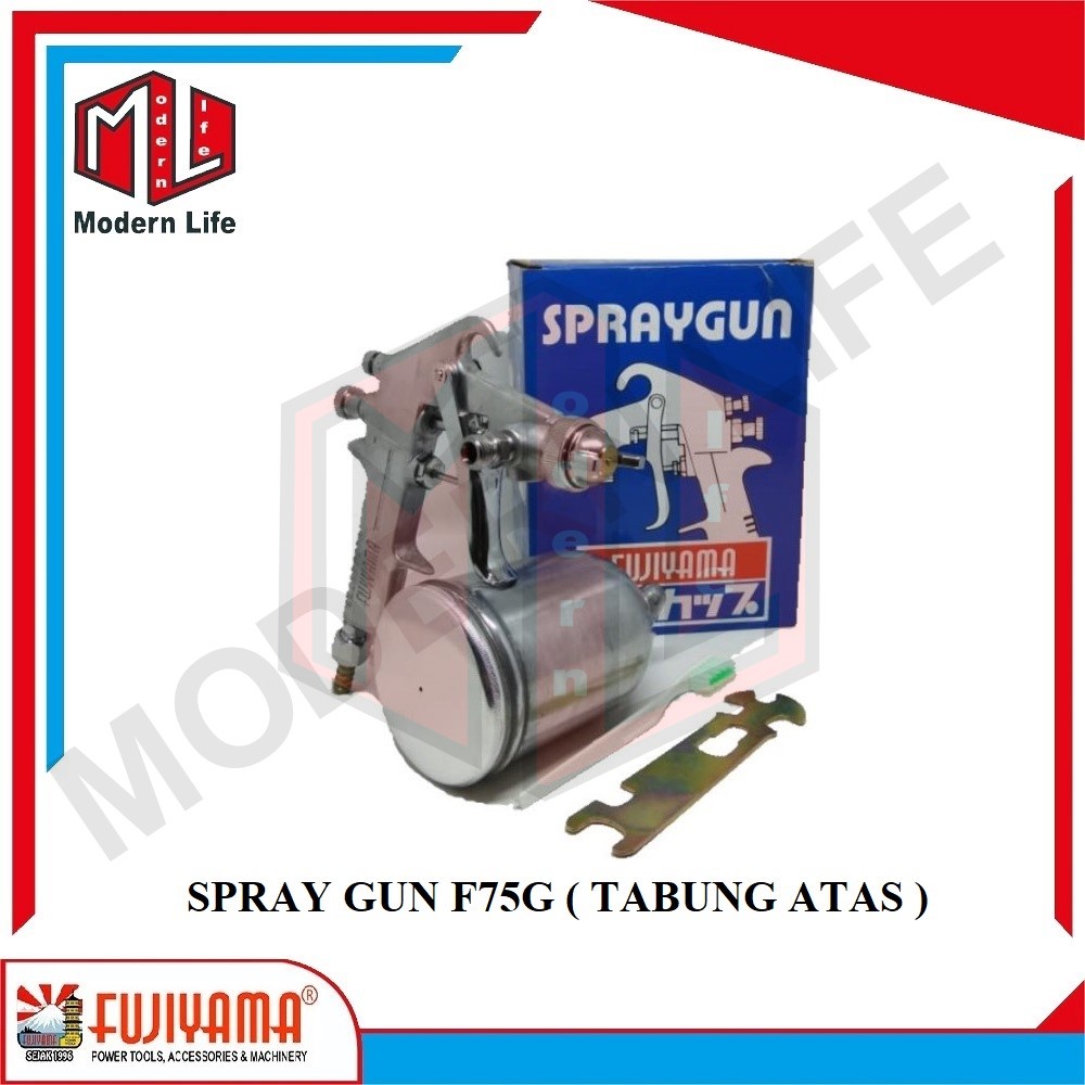 Spray Gun Spraygun FUJIYAMA F75G F75 ( Tabung Atas ) 400cc