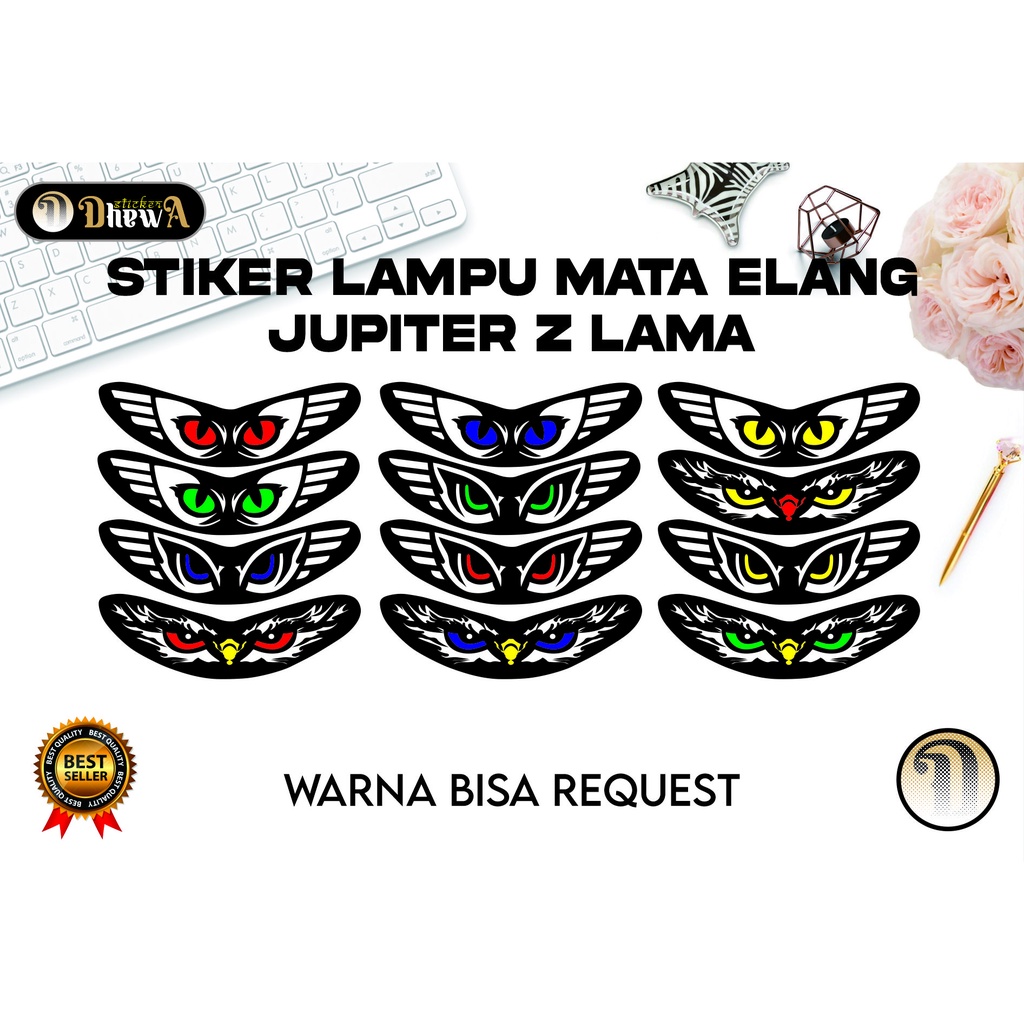 Sticker Lampu Mata Elang Jupiter Z Lama / Old / Jupiter Lama