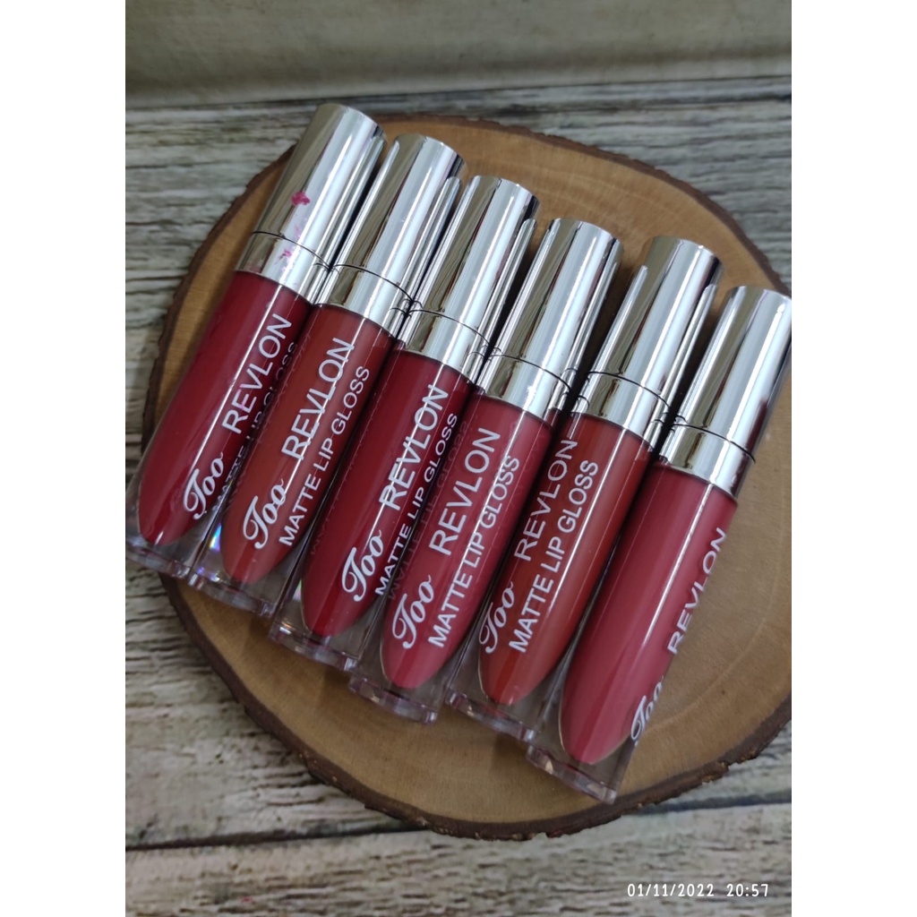 SALE (1 box/24 pc) Lipcream Matte REVLON/LIP GLOSS /LIPSTIK CAIR/ MATTE WATERPROFF