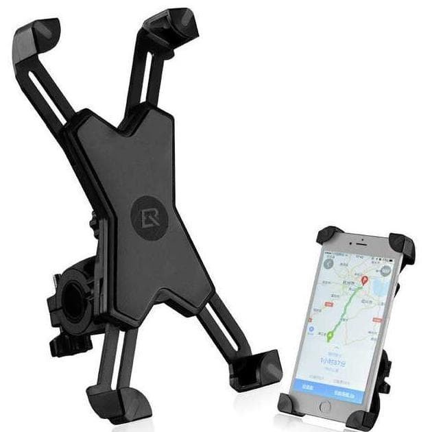 Dudukan Holder Smartphone Sepeda Rockbros Rotasi 360 Derajat Cage HP