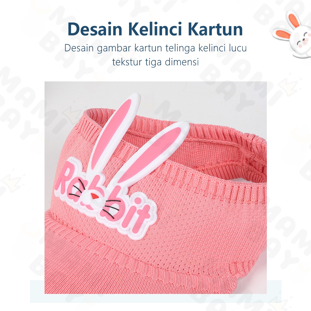 OKEYI Topi anak perempuan lucu/Topi pantai anak/Topi golf anak rabbit