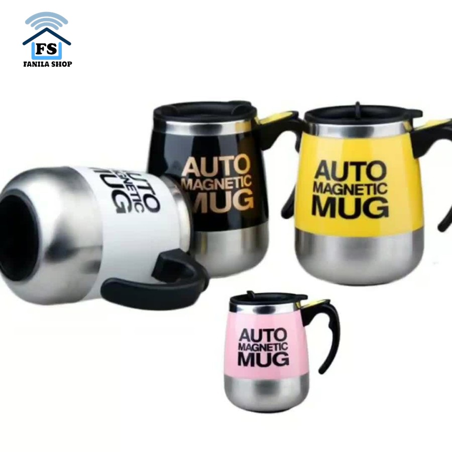 Gelas Aduk Putar Juicer Mug 400ML Stainless